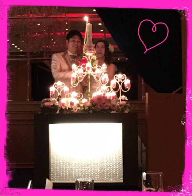 キャンドルサービス派 テーブルフォト派 Tsukasa Royal Wedding 司ロイヤルホテル